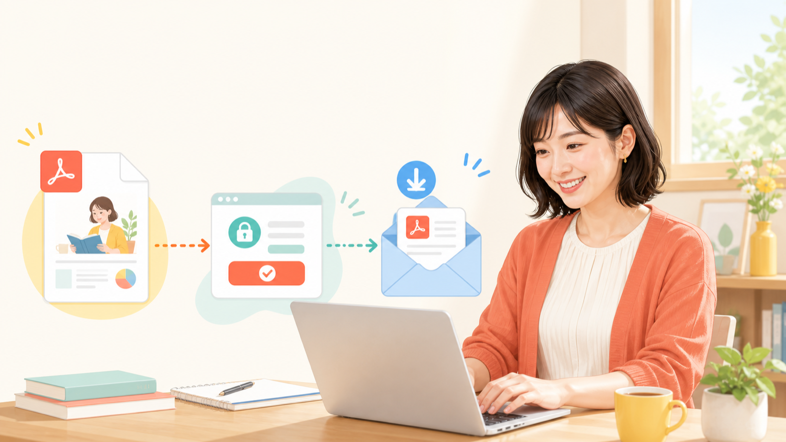 BASEでPDF教材を販売し、決済後に購入者へ自動配信する流れ